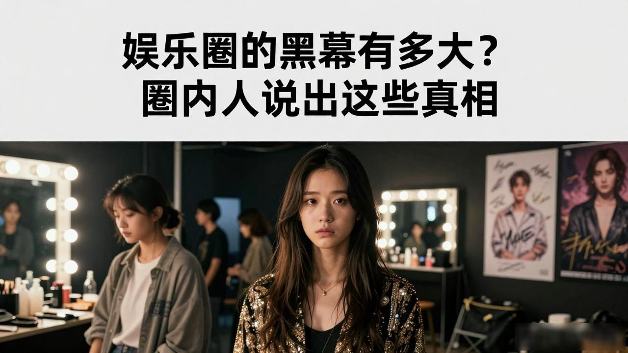 娱乐圈的黑幕有多大？圈内人说出这些真相